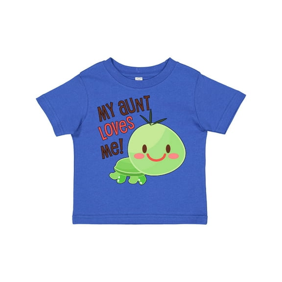 Inktastic My Aunt Loves Me- Cute Turtle Boys or Girls Toddler T-Shirt