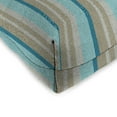 thumbnail image 3 of Jordan Manufacturing Sunbrella 18" x 18" Gateway Mist Blue and Beige Stripe Square Tufted Contoured Outdoor Wicker Seat Cushion (2 Pack), 3 of 11