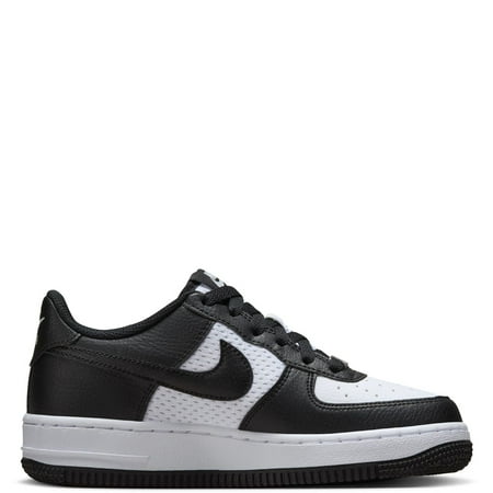 Big Kid's Nike Air Force 1 Black/Black-White (HJ9201 001) - 4