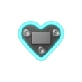 thumbnail image 2 of Rewenti 2PCS Car Solar Window Peach Heart Light Car Interior Decoration Light Heart Shaped Neon Light, 2 of 5