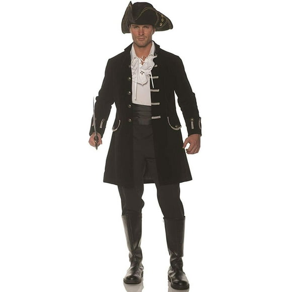 Frock Coat Men's Victorian Black Costume Jacket - XX-Large