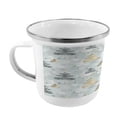thumbnail image 2 of Christmas Steel Camping Mug, Retro Pine over Snowflake Background in Pastel Tones Print, Printed Thermal Cup for Camping and Outdoor Activities, by Ambesonne, 2 of 2