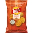 thumbnail image 7 of (4 pack) Lay's Potato Chips, Cheddar & Sour Cream, 7.75 oz Bag, 7 of 7
