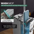thumbnail image 2 of Juego de fregonas y cubos JOYMOOP Flat Squeeze Mop Flat Head Flat Head White, 2 of 8