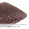 thumbnail image 5 of Almohada de cuero para el cuello para el respaldo del asiento del automóvil, cojín cómodo para las cuatro estaciones, almohadilla para la cintura con orificios para perforar el cuello, almohada protec, 5 of 5