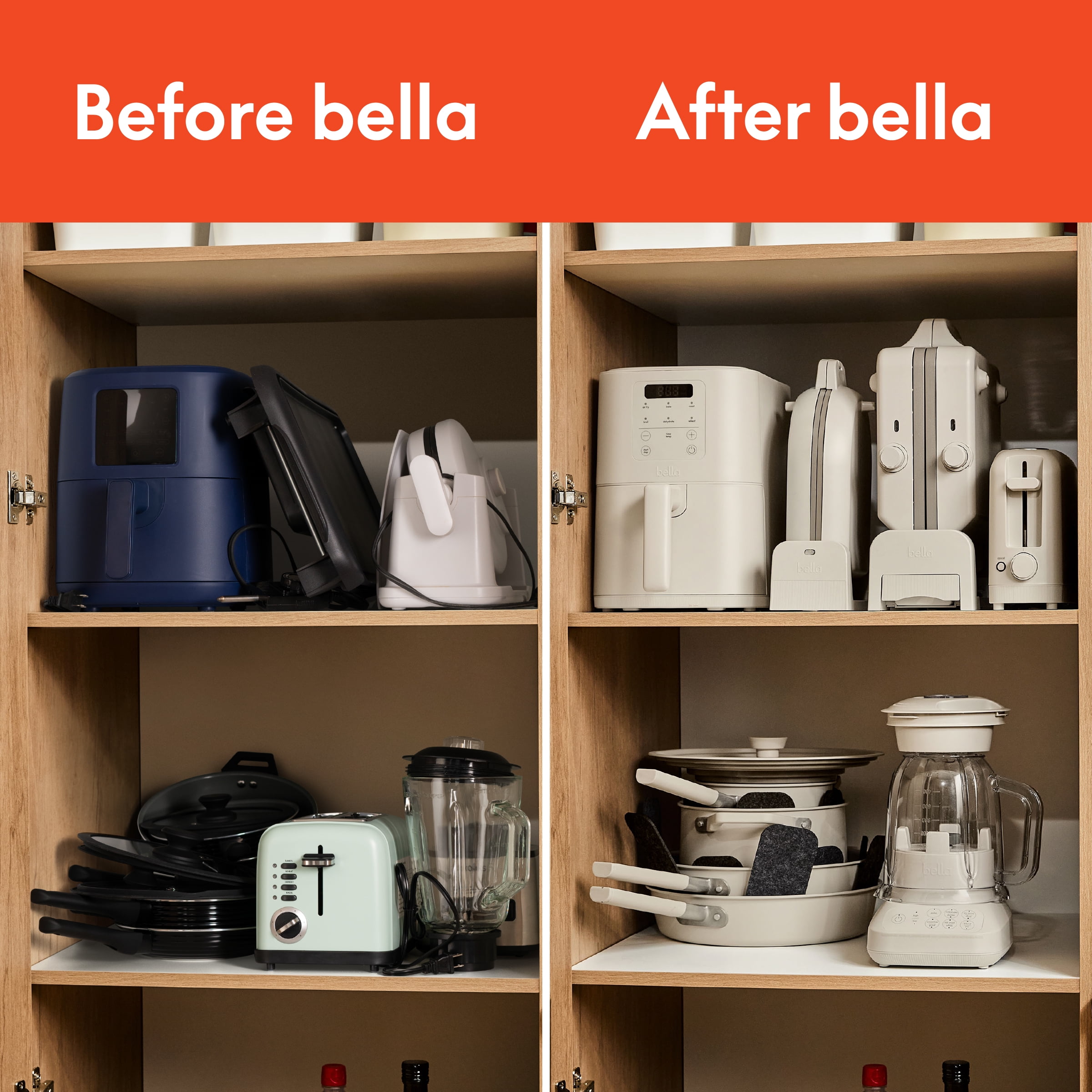 bella Stack & Store Mini Waffle Maker, Seaglass