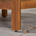 thumbnail image 4 of Noble House Canapé Modulaire en Bois d'Acacia pour Extérieur avec Coussins Teck et Rouge, 4 of 16