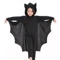 thumbnail image 1 of Disfraz de murciélago vampiro COOLJOY para niños, con guantes, talla XL, 1 of 6