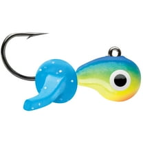 VMC 1/16 oz. Tungsten Mustache Jig Fishing Lure 2-Pack - Glow Parrot