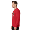 thumbnail image 3 of Gildan Merry Xmas Sweatshirt, Crewneck Christmas Print Pullover Red Holiday Graphic Sweater, XL, 3 of 5
