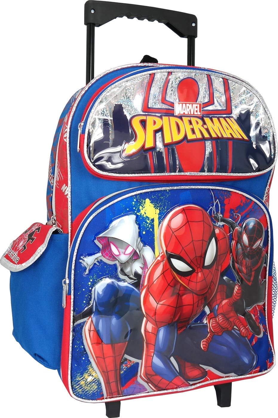 Man of Steel 16" inches Large Rolling Backpack BRAND NEW Licensed Superman 