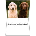 thumbnail image 3 of Glory To Dog Congratulations on no more answering "When are you two getting married?" Wedding Congratulations Card, 3 of 7