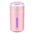 thumbnail image 1 of 7 colores LED USB Mini humidificador portátil aromaterapia aire purificador rosa, 1 of 1