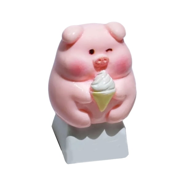 7829 Creative Handmade Piggy Keycap Mechanical Keyboards Customization