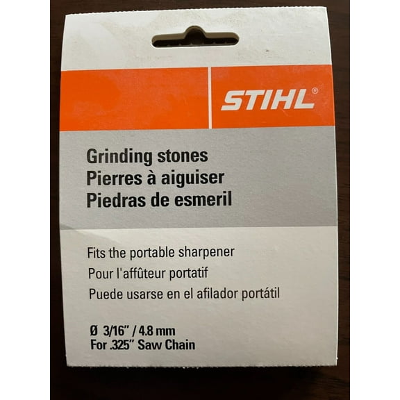 Stihl 3/16" Professional Chainsaw Grinding Stones (0000 882 4101) - Pack of 3