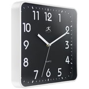 Infinity Instruments St. Mark Square Wall Clock, White, 10