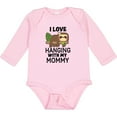 thumbnail image 3 of Inktastic I Love Hanging out with My Mommy with Sloth Boys or Girls Long Sleeve Baby Bodysuit, 3 of 5