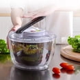 thumbnail image 4 of Multifunctional Press Type Salad Vegetable Shake Dryer Kitchen Tools F, 4 of 4