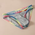thumbnail image 6 of Men's Underwear Cotton Men's Ice Silk Mesh Solid Color Pants Low-Waisted Drying Breathable Transparent Mesh Pants Gray XXL, 6 of 7