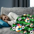 thumbnail image 5 of Yibo Video Game Blankets Gift Blanket Flannel Soft and Comfortable Anti-static Bed Sofa Blanket, 5 of 7