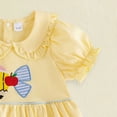 thumbnail image 4 of Toddler Baby Girls Clothes For 2t 3t 4t 5t 6t Girls Cute Summer Short Sleeve T Shirt Tops Shorts Clothes Sets Baby Girls Outfits 7t Children,Comfy 2-3 Years, 4 of 6