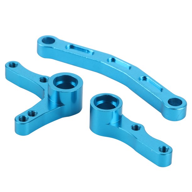 Conjunto de dirección RC, conjunto de dirección RC de aleación de aluminio Conjunto de dirección RC RC Servo Saver Accesorio RC Juego de dirección RC para coche de control ANGGREK Otros