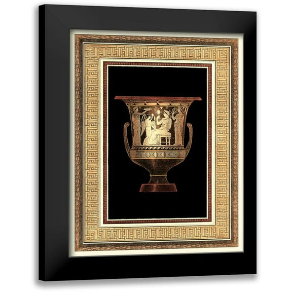 Moses, Henry 12x14 Black Modern Framed Museum Art Print Titled - Etruscan Earthenware IV