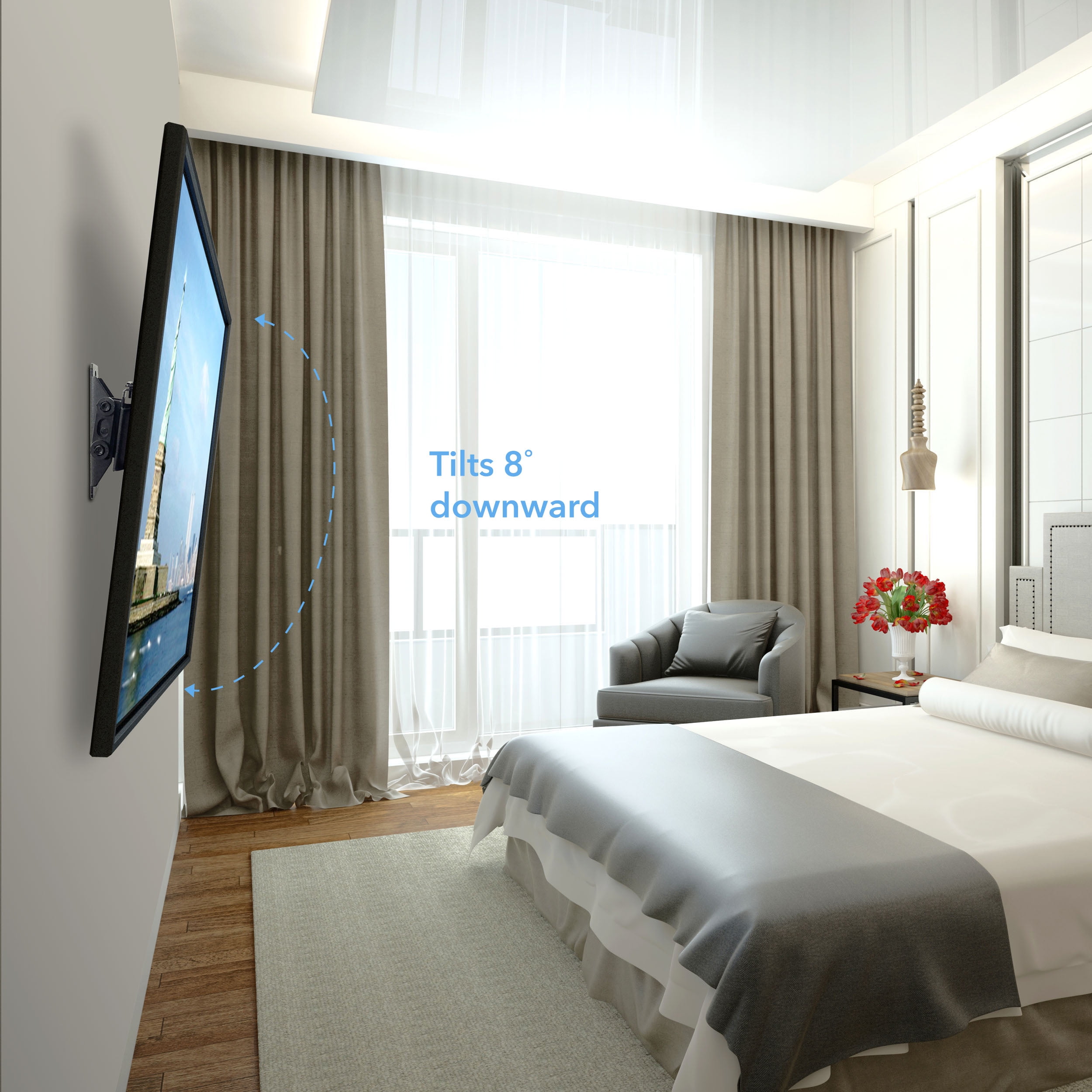 onn. Tilting TV Wall Mount for 13"-32" TVs