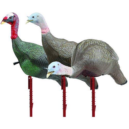 Flambeau Masters Series 3Pack Breeding Flock Turkey Decoys Walmart
