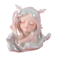 thumbnail image 3 of DOLITY Figurine de Fille de Mer Mignonne Sculpture Miniature Décoration de Gâteau Statue Moderne Petite Résine A, 3 of 9