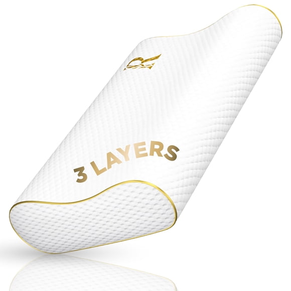 Almohada de espuma viscoelástica Royal Therapy ajustable cervical tamaño king
