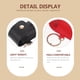 thumbnail image 3 of Bolsa de almacenamiento de 2pcs Lipstick Keychain Holder Bolsa de labios Lip Balm Bolsas para mujeres niñas (Rojo + Negro), 3 of 6