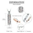 thumbnail image 2 of Cylinder Urn Necklace for Ashes for Women Men Tree of Life Cremation Jewelry Keepsake Memorial Jewelry for Human Pets Ashes, 2 of 5