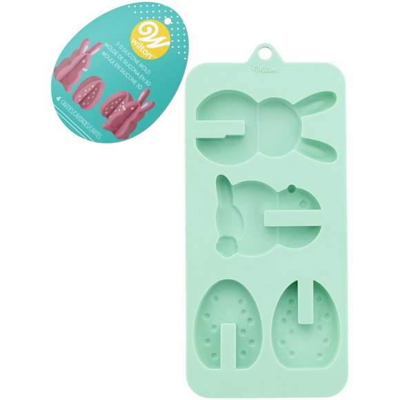 Silicone 3D Candy Mold-Egg Bunny -W150144