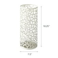 thumbnail image 3 of Yamazaki Home Umbrella Stand - Two Styles, White, Steel, Round,  Holds up to 6 umbrellas, No Assembly, 3 of 3