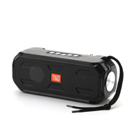 TureClos Speaker Bluetooth V5.0 Outdoor Camping Soundbar Portable Wireless Flashlight Loudspeaker, Black - image 2 of 10