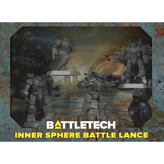 Catalyst Game Labs Battletech 35723 Inner Sphere Battle Lance (4)