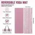 thumbnail image 5 of Umineux Extra Thick Yoga Mat, 72" x 24" x 0.4", Natural Rubber and TPE Non Slip, 5 of 8
