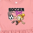 thumbnail image 4 of Inktastic Soccer Girl Girls Toddler Dress, 4 of 5