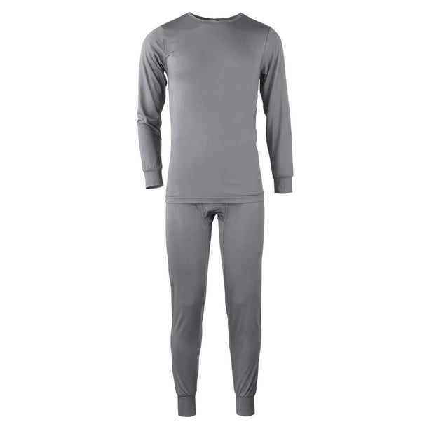 Knocker Men's Soft Fleece Warm Base Thermal Top & Bottom Underwear