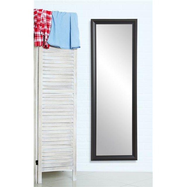 Brandt Works BM93THIN-L3 Modern Matte Black Slim Full Length Mirror