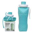 thumbnail image 1 of Botella De Agua Genérica Térmica De Silicona Plegable Portátil 600ml Xtellar Color Azul, 1 of 3