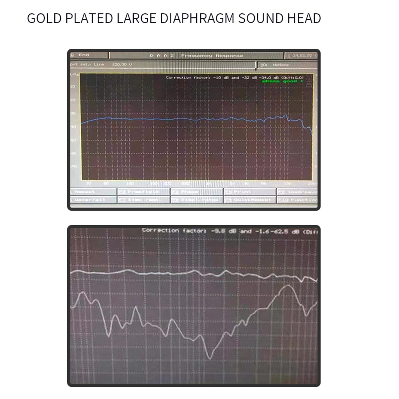 Zeiwohndc Precise Machinery Brass Microphone Diaphragm Home Recording Mic Replacements