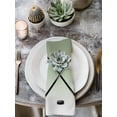 thumbnail image 2 of Sage Green White Cloth Napkins Set of 6 Reusable Dinner Napkins, Modern Ombre Sports Game Ice Hockey Cocktail Napkin Washable Table Napkins for Wedding/Holiday Party/Baby Shower 20"x20", 2 of 7