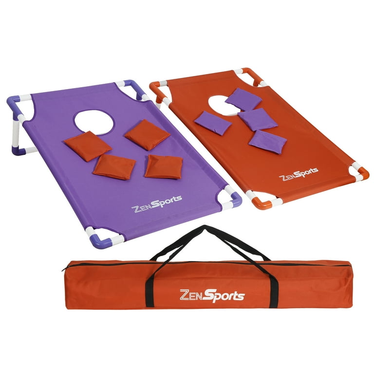 ZenSports Lightweight, Foldable, Travel Cornhole Game Set 3'x2