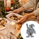 thumbnail image 4 of Moyic 4 Uds. De cubiertos de Navidad, cubiertos de dibujos animados, cubierta de tela, cuchara, bolsillos, de fiesta, restaurante, vajilla de Kits de decoración para fiestas Gris claro Moyic  HA069001-03, 4 of 6