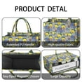 thumbnail image 4 of Large Capacity Tote Bag,Yellow Lemon Fruit Clusters Blue Pattern Handbag Fashion Luxury Tote Bag,15.7"x13"x 5.1" Inches,Laptop Compatible, 4 of 6