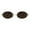 Gold Brown, variant on Mens Pimp Daddy Rimless Oval Metal Rim Retro Vintage Sunglasses Gold Brown