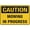 Warning Sign 1, variant on Notice Door Alarmed Open Only For Emergency Exit Reflective Aluminum Sign - 8"x12", Rust Free, Weather Resistant, Waterproof, Easy To Mount - Office, School, Factory, Public Building