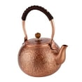 thumbnail image 2 of TISHITA Coffee Pot Teapot Handmade Chinese Tea Ceremony Teawear Violet Copper Teapot for Electric/Induction/Gas s Teakettle, 2 of 8